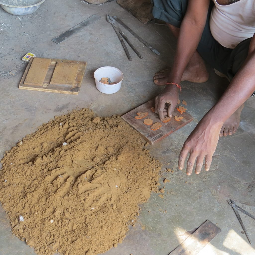 Bidri Mould Preperation